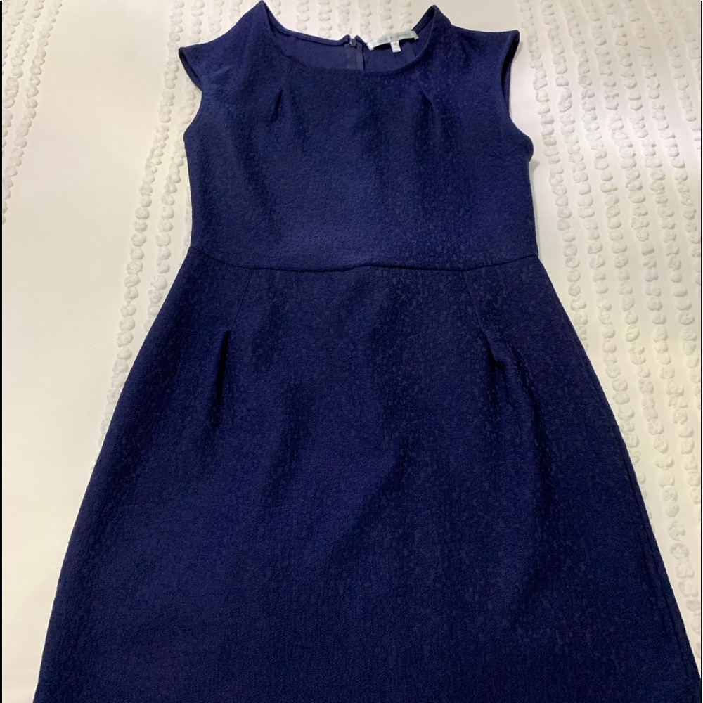 Navy Blue Dress Size Medium Never Worn Has A Tiny Snag As Shown in Last Photo